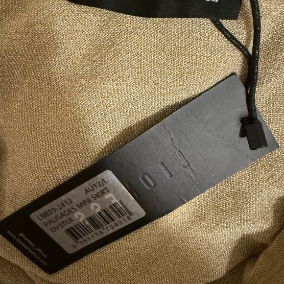 LIONESS Palisades Mini Skirt in Oyster - Picture 4 of 7